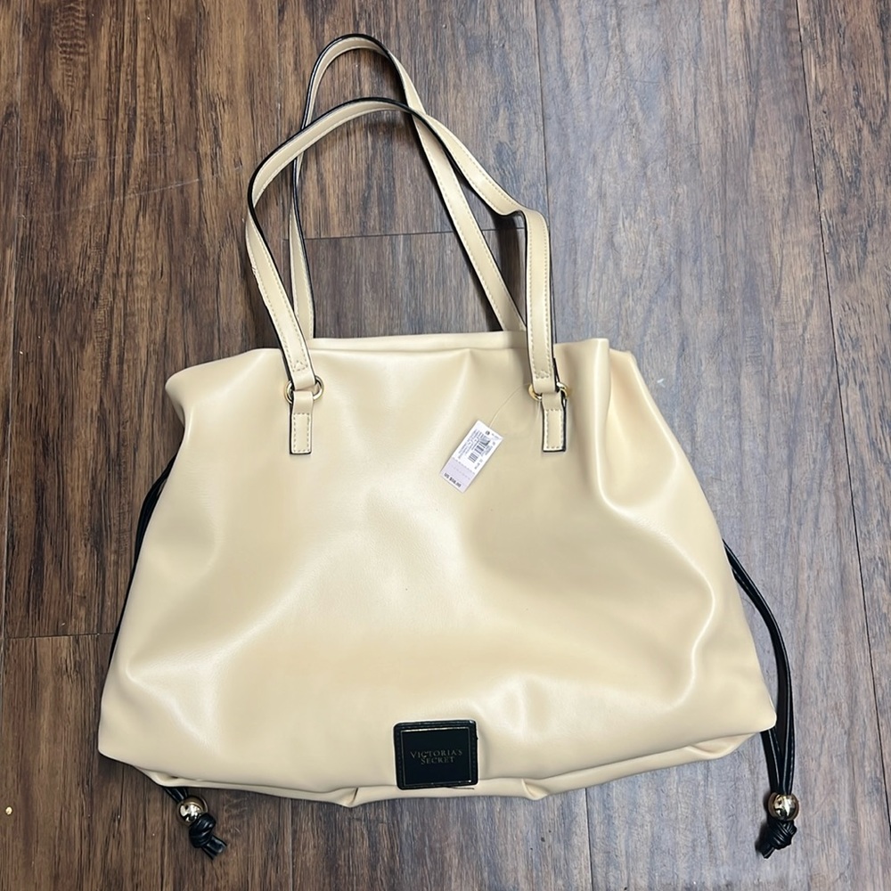 🆕 VICTORIA'S SECRET VS CINCH TOP TOTE PURSE BAG TOTE